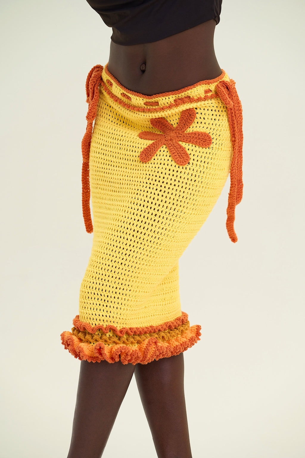 Marigold Bloom Skirt - Long