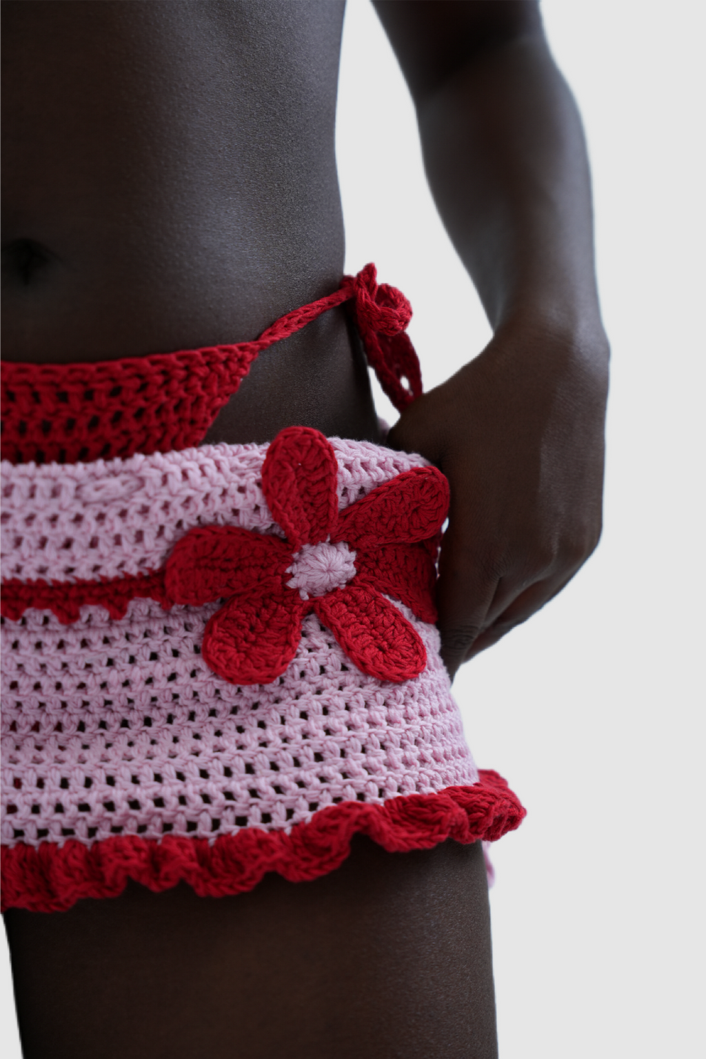Hibiscus Céleste Skirt Set
